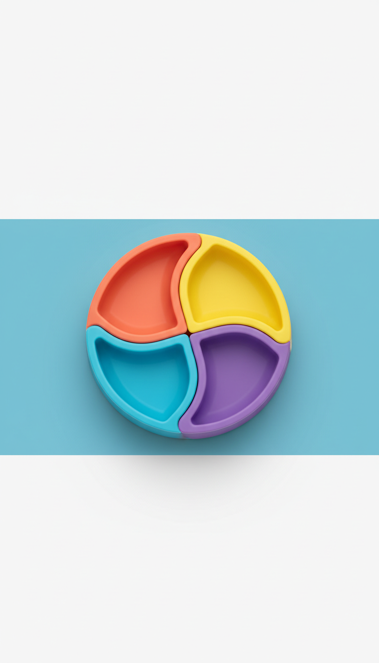 Silicone Pet Bowl with Grippy Base