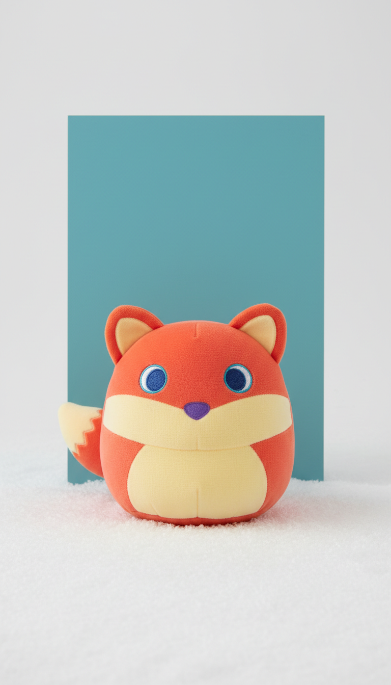 Plush Squeaky Toy with Floppy Ears